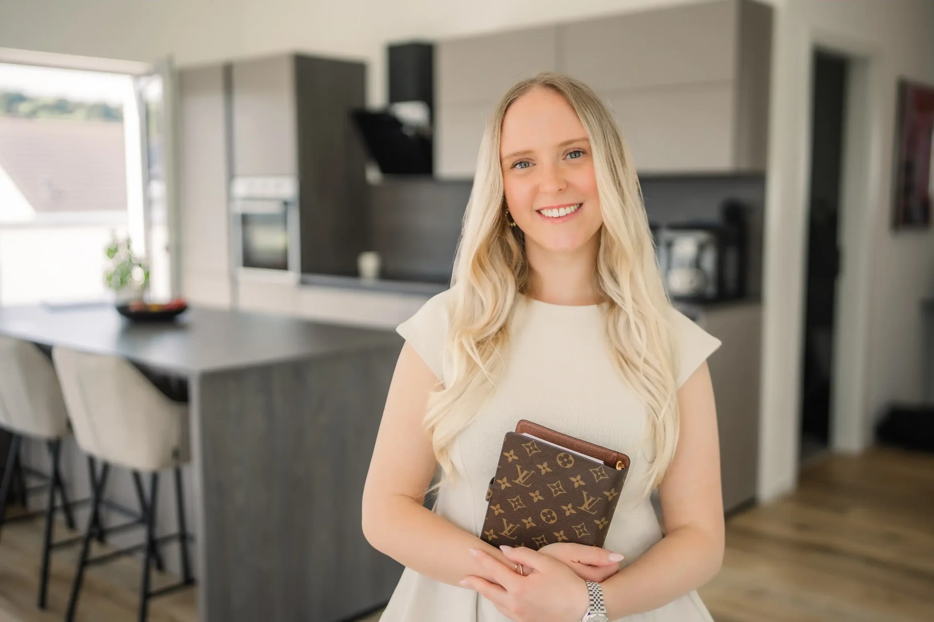 Celina Kreet bei der Arbeit